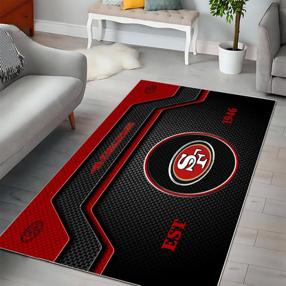 SF x NFL Modern Sports Living Room Rug DatND DVT