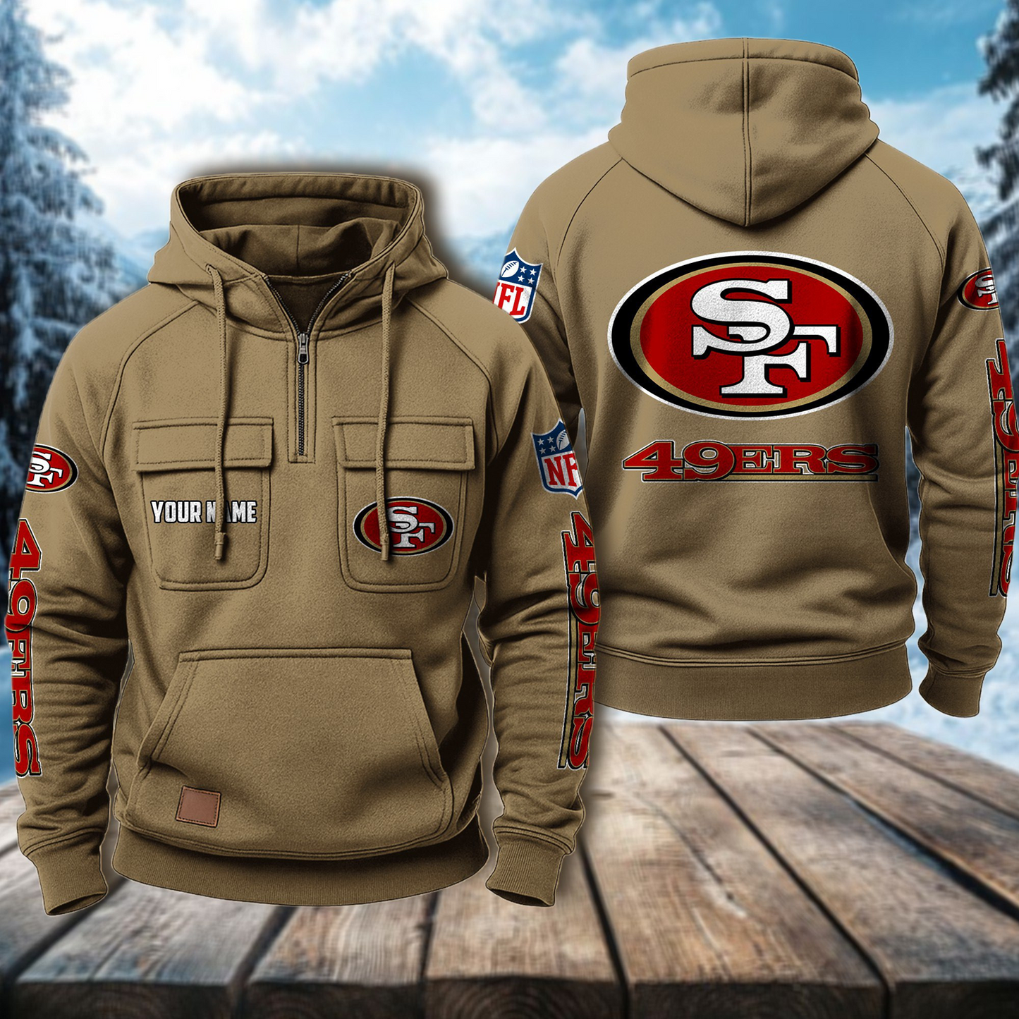 SF x NFL Premium Hoodie DATND TANTD