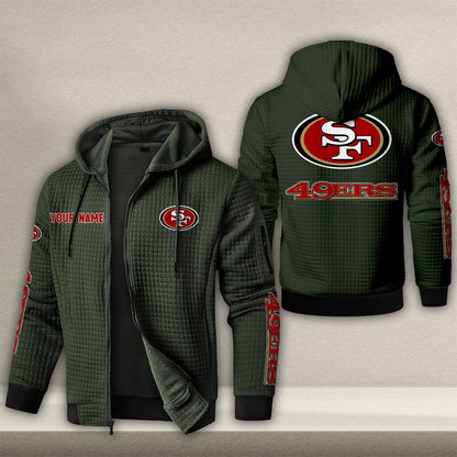 SF x NFL Quilted Zip Hoodie DatND DVT