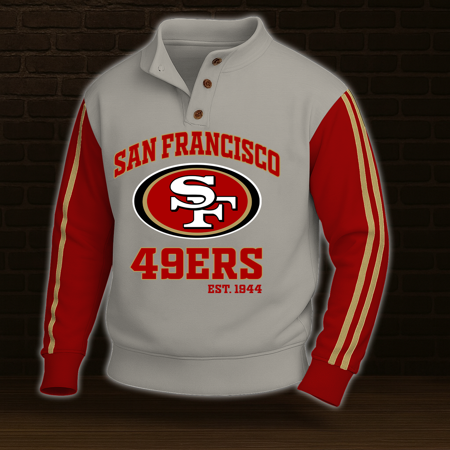 SF x NFL Stand Collar Sweatshirt DATND TANTD 031025