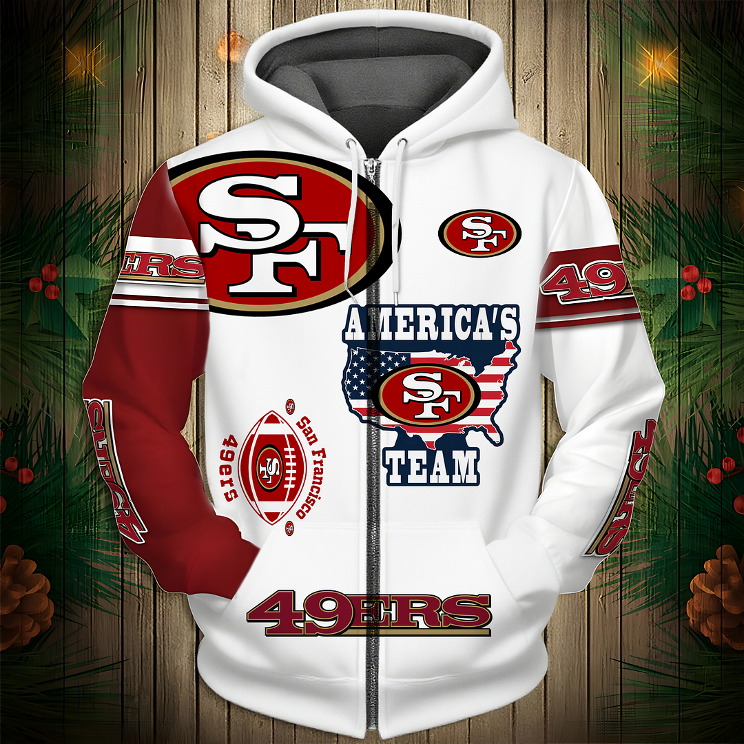 SF49 Premium NFL 3D Graphic Hoodie DDT NTL