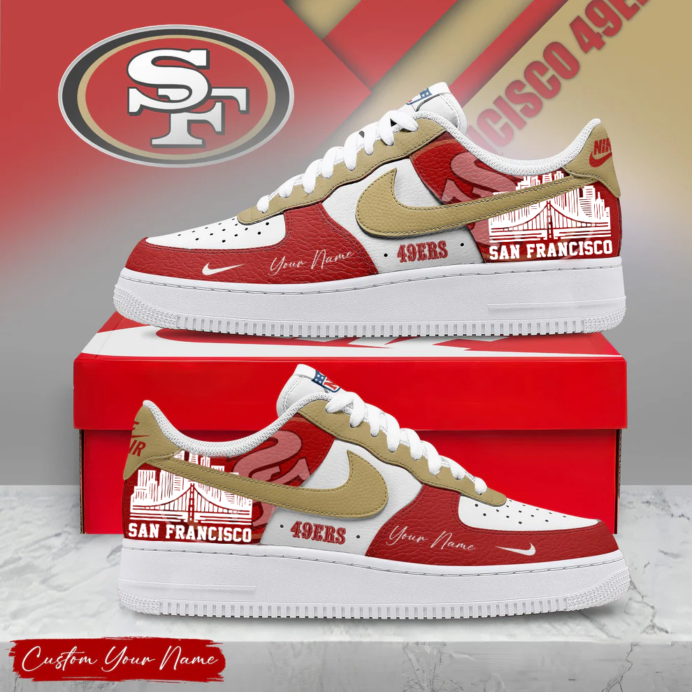 SF49 Premium NFL City Skyline AF1 Sneakers DDT HLPHUONG