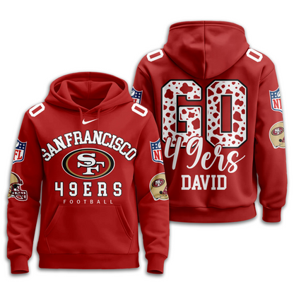 SF49 Premium NFL Custom Game Day Hoodie DDT NTL