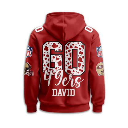 SF49 Premium NFL Custom Game Day Hoodie DDT NTL