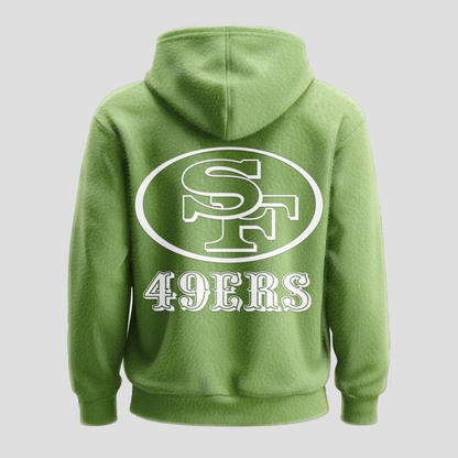 SF49 Premium NFL Grinch Christmas Hoodie DDT CTND