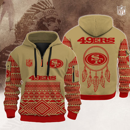 SF49 Premium NFL Native American Hoodie DDT HLPHUONG