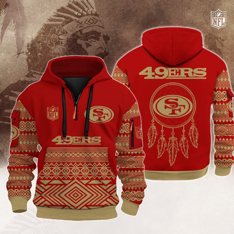 SF49 Premium NFL Native American Hoodie DDT HLPHUONG