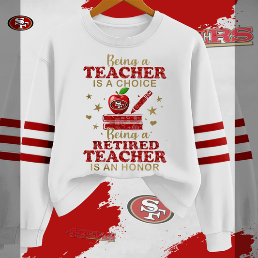 SF49 Premium NFL Teacher Honor 3D Sweatshirt DDT HLPHUONG
