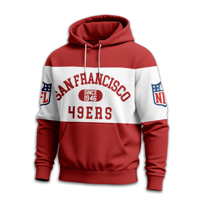 SF49 Premium NFL Touchdown Spirit Personalized Hoodie DDT CTND