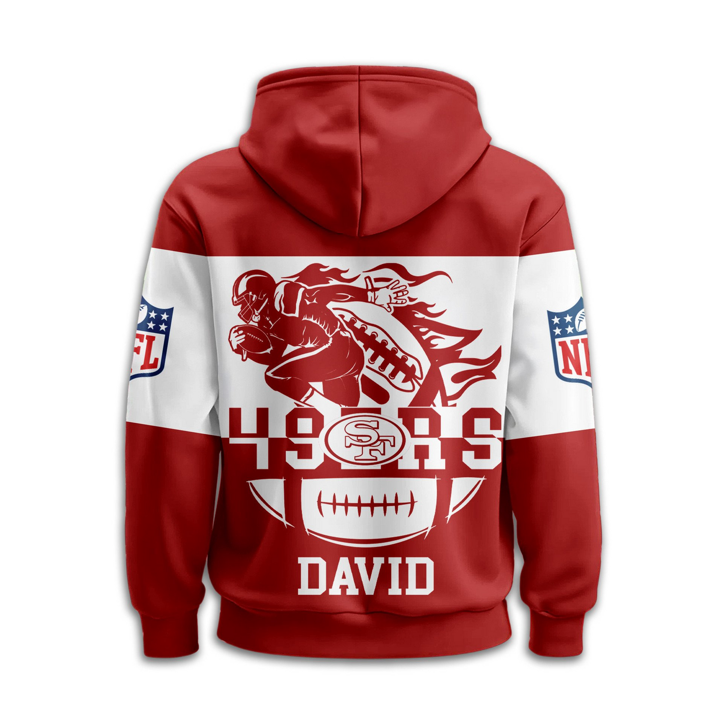 SF49 Premium NFL Touchdown Spirit Personalized Hoodie DDT CTND