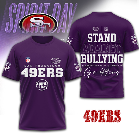 SF49 Premium NFL x Spirit Day 3D Shirt DDT CTND