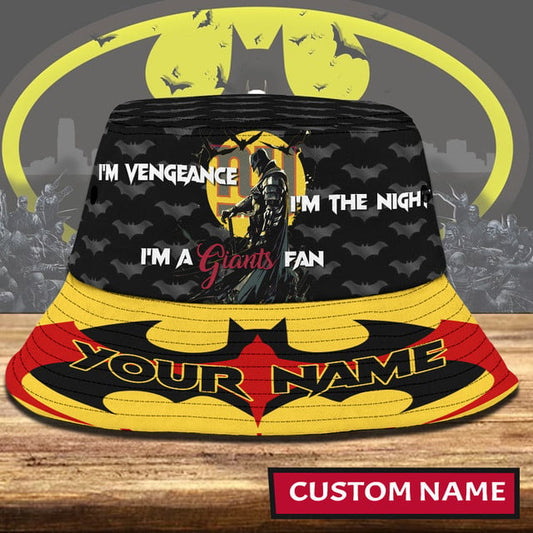SIGNATURE Bucket Hat NFL x NYG Batman Gift For Fans NDT NHM
