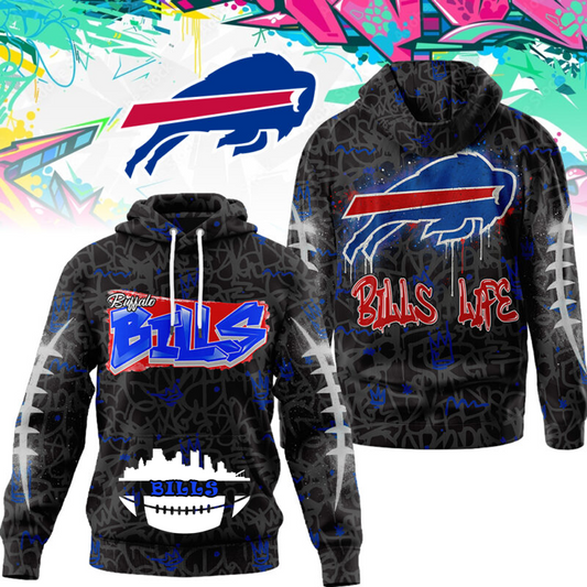 SIGNATURE NFL X BUF 3D Graphic Hoodie NDT THUONGNH
