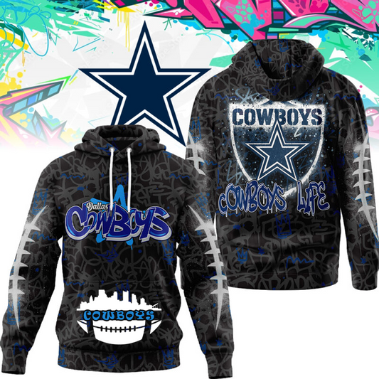 SIGNATURE NFL X DAL 3D Graphic Hoodie NDT THUONGNH