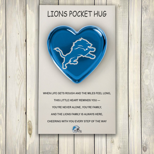 SIGNATURE NFL X DET POCKET HEART FOR BIG FAN 20 NDT TDT