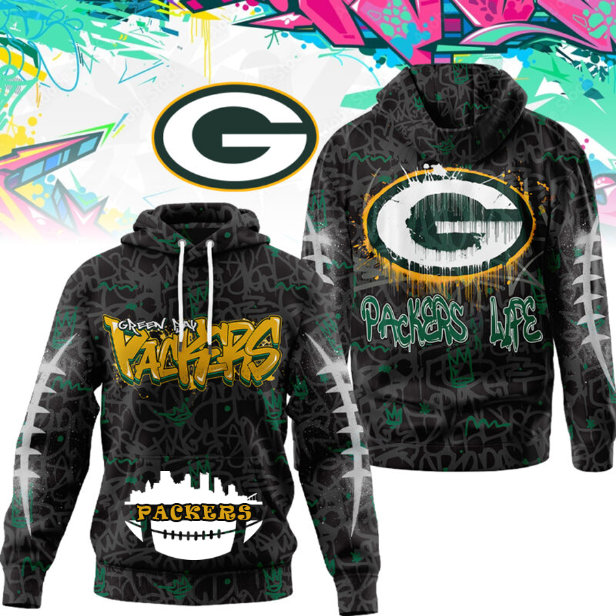 SIGNATURE NFL X GB 3D Graphic Hoodie NDT THUONGNH