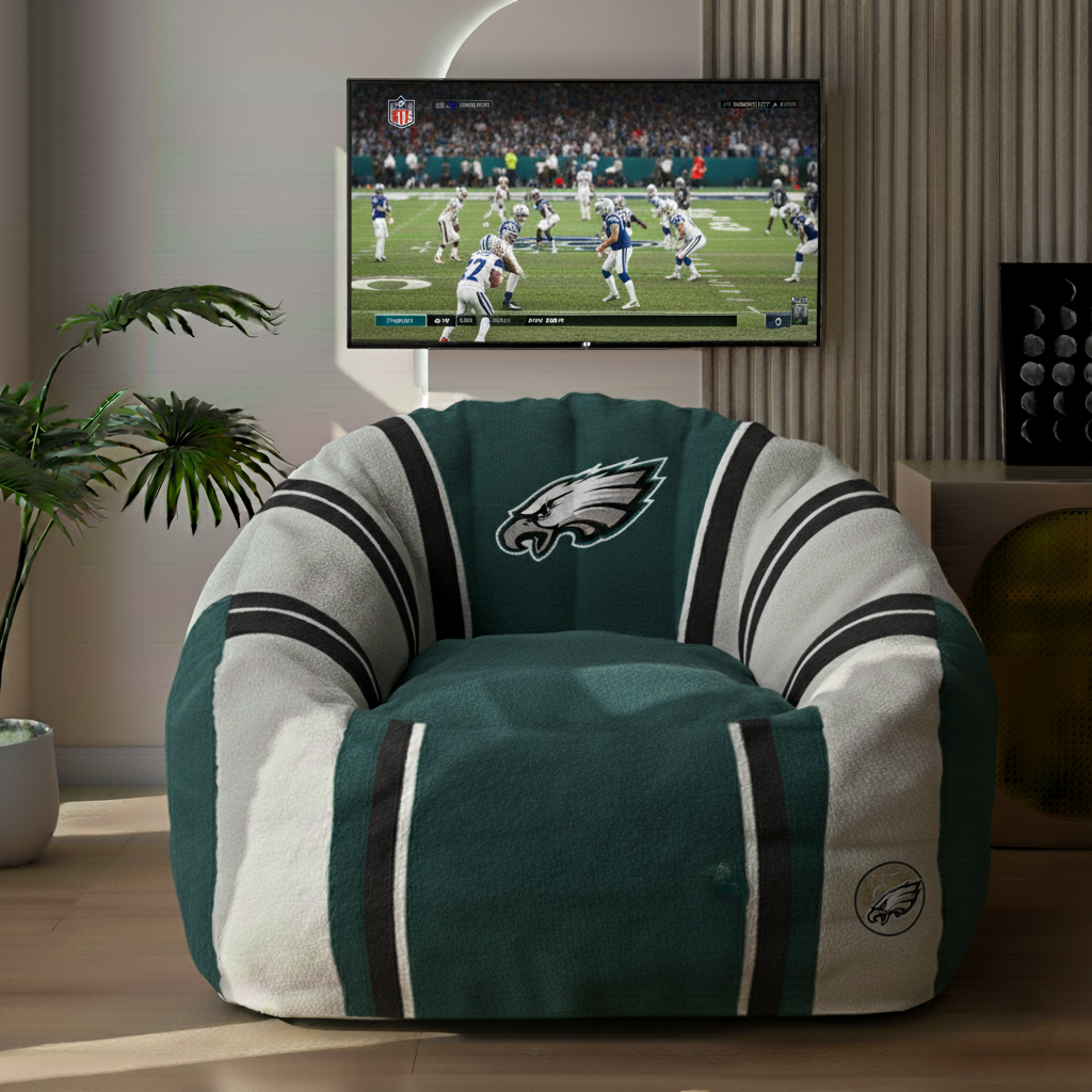 SIGNATURE NFL X PHIL  Team Lazy Sofa Chair Ultimate Game Day Lounger for True Fans NDT TDT 3010