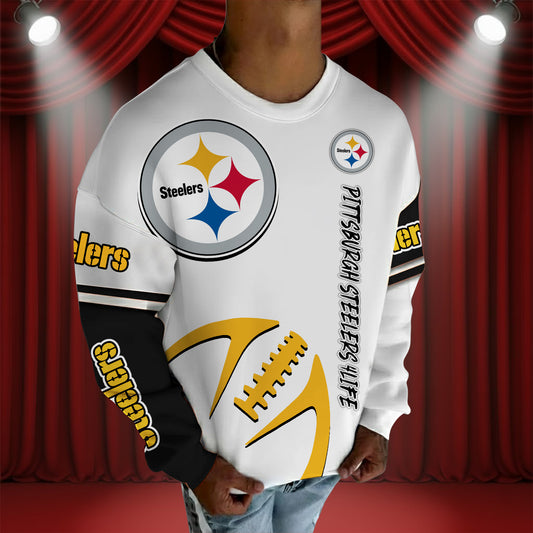 SIGNATURE NFL X PIT Graphic Crew Neck Over Sized Sweatshirt 2025 NDT NHM