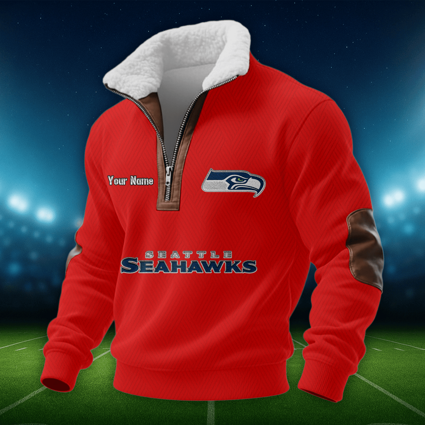 SS NFL Men Fur Collar Sweatshirt DDT CTND