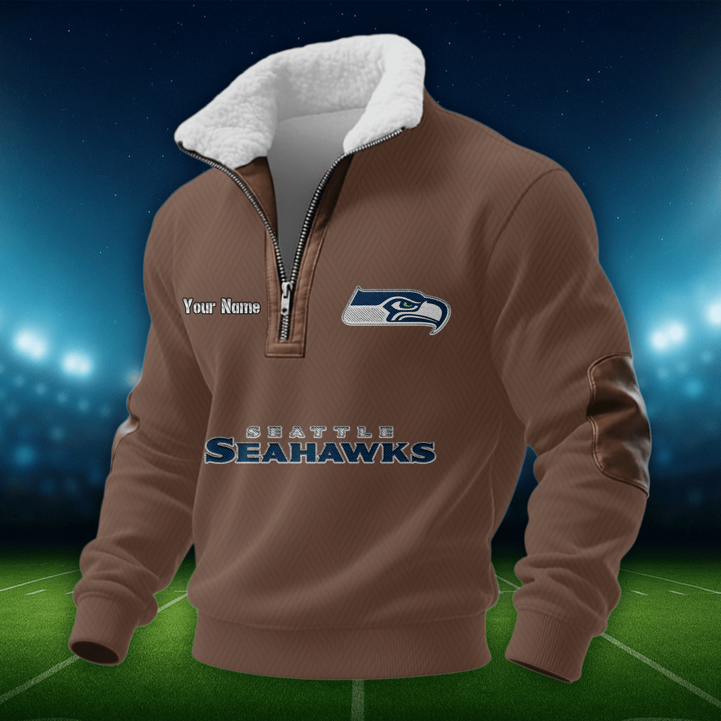 SS NFL Men Fur Collar Sweatshirt DDT CTND