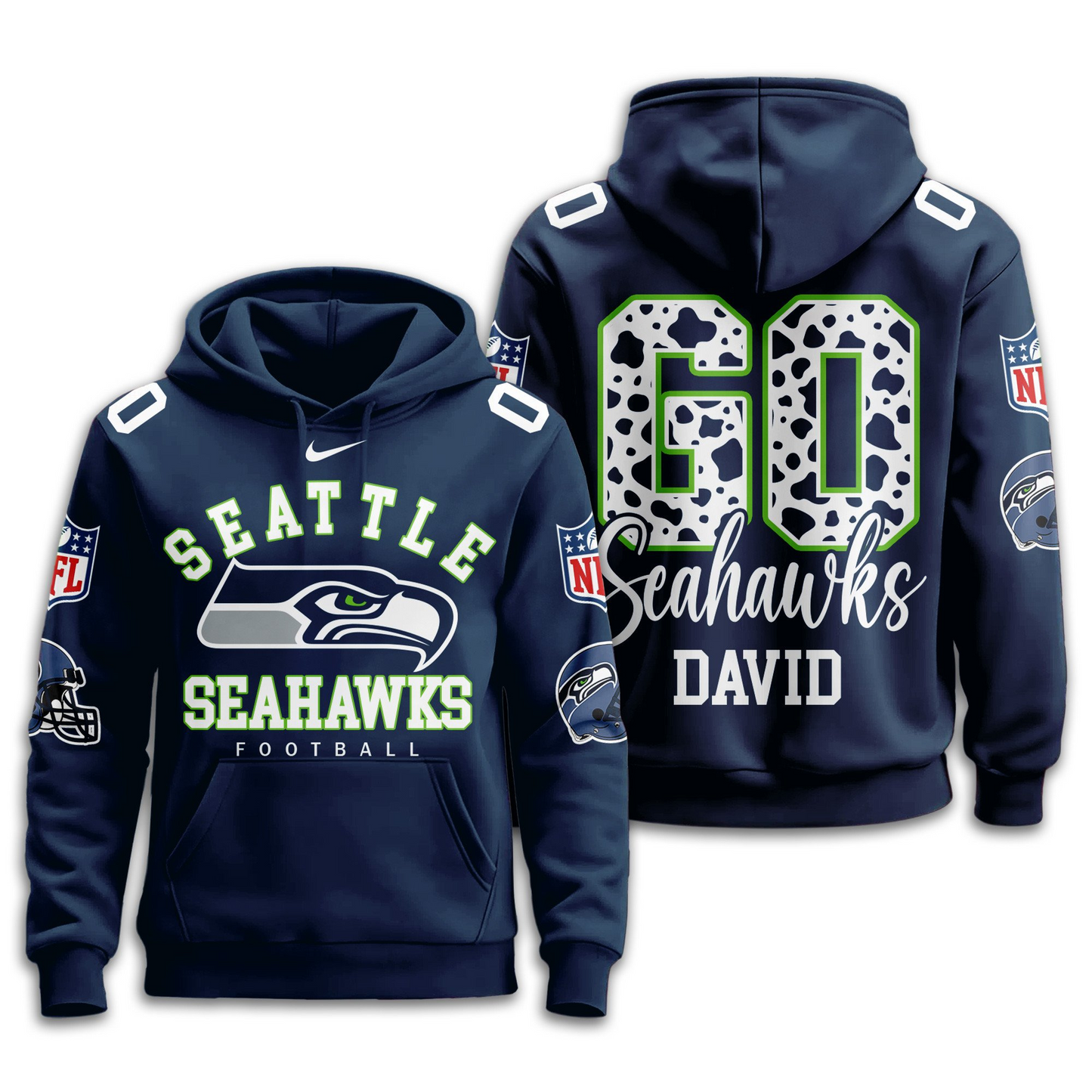 SS Premium NFL Custom Game Day Hoodie DDT NTL