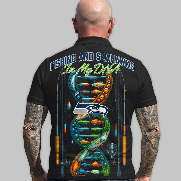 SS Premium NFL Fishing In My DNA Polo Shirt DDT CTND