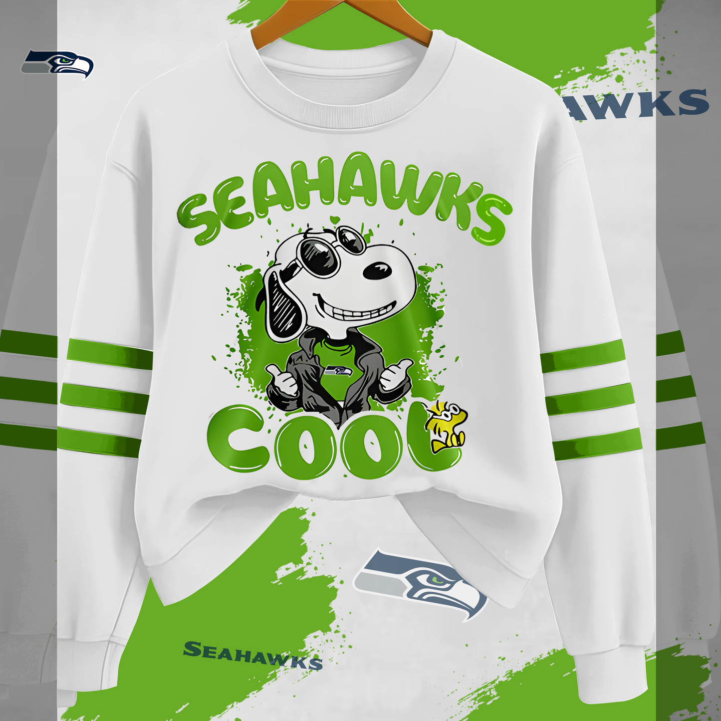 SS Premium NFL Snoopy Cool Sweatshirt DDT  HLPHUONG