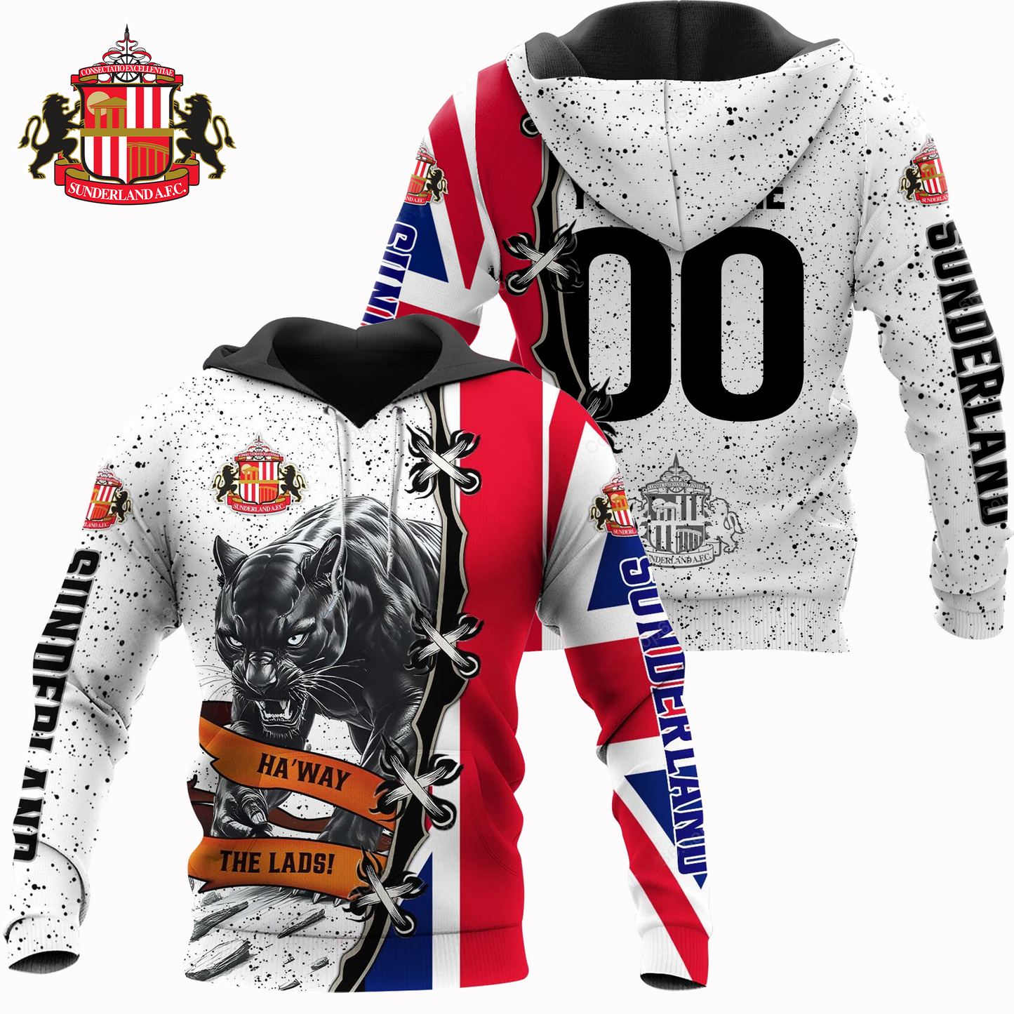 SUN x EPL UK Flag Mascot Design Shirt DDT CTND