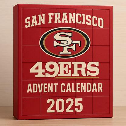 DISCOUNT 60% San Francisco 49ers 2025 Advent Calendar BQH