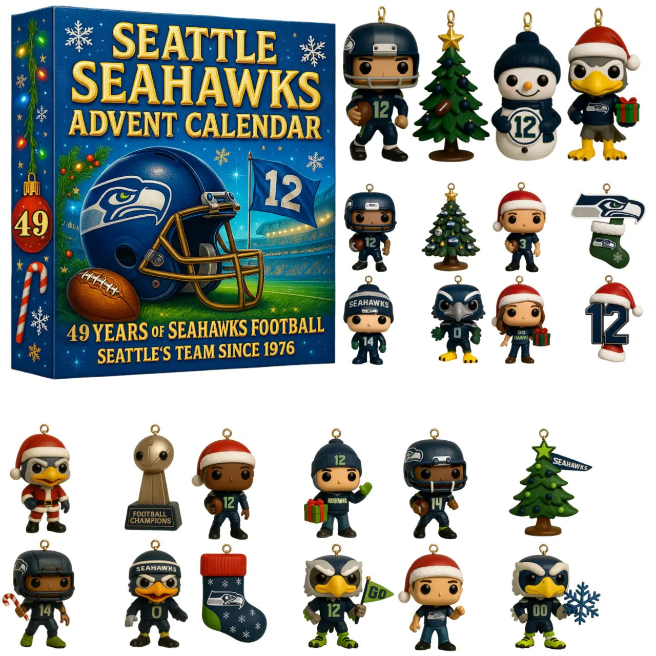 DISCOUNT 60% Seattle Seahawks Advent Calendar 2025 BQH