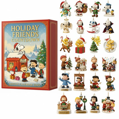 Snoopy Christmas Holiday Friends Countdown Advent Calendar 2025 HLP