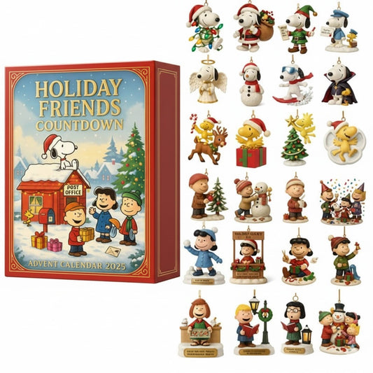 Snoopy Christmas Holiday Friends Countdown Advent Calendar 2025 HLP