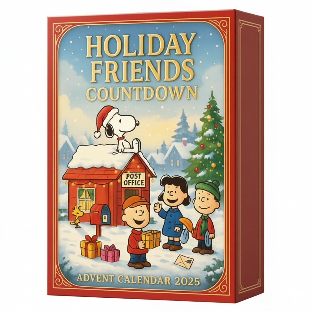 Snoopy Christmas Holiday Friends Countdown Advent Calendar 2025 HLP