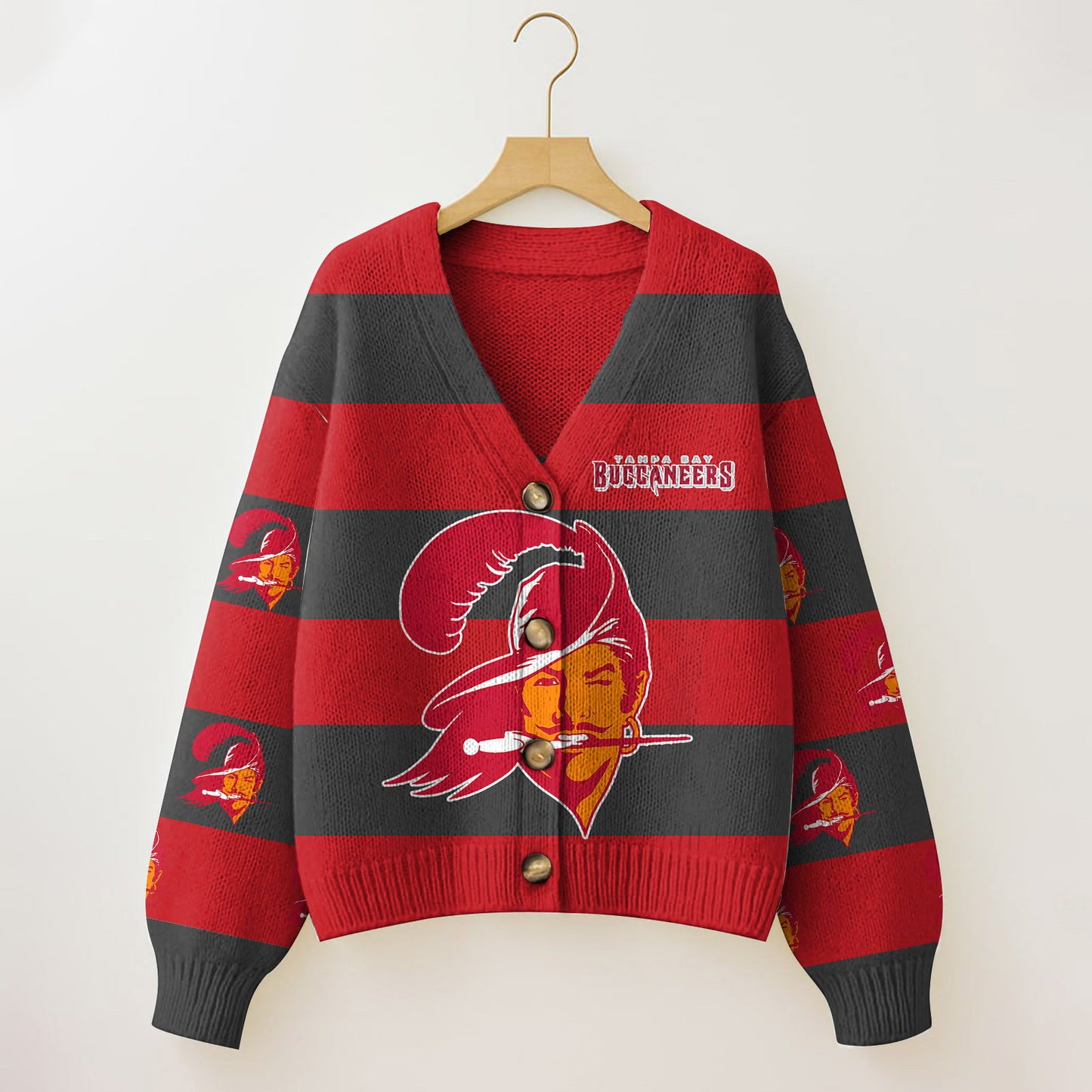TB x NFL Cardigan Sweatshirt With Button  DatND DVT