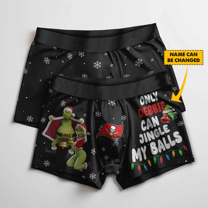 TB x NFL Funny Grinch Men Boxers Personalized Any Name DatND DVT