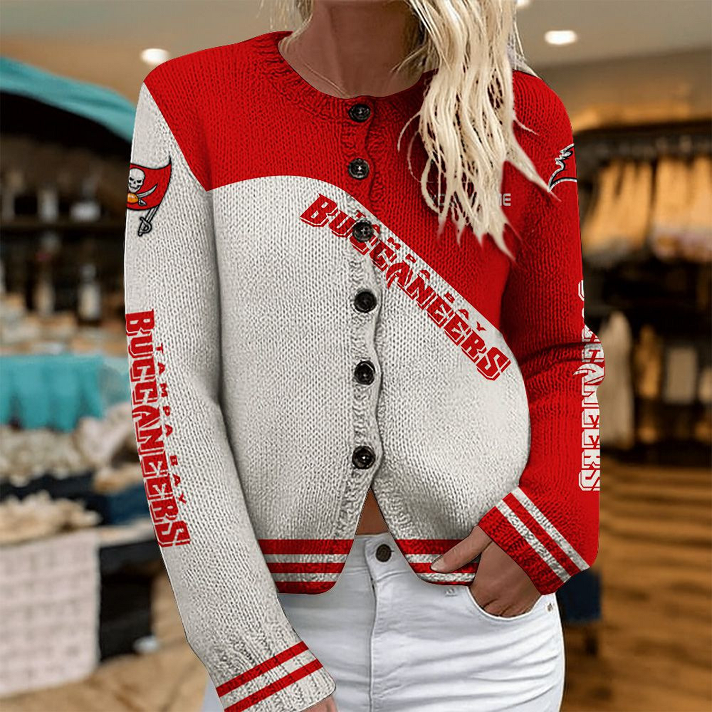 TB x NFL Knitted Cardigan DATND TANTD