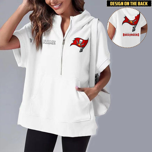 TB x NFL Short Sleeve Zip Hoodie DATND TANTD