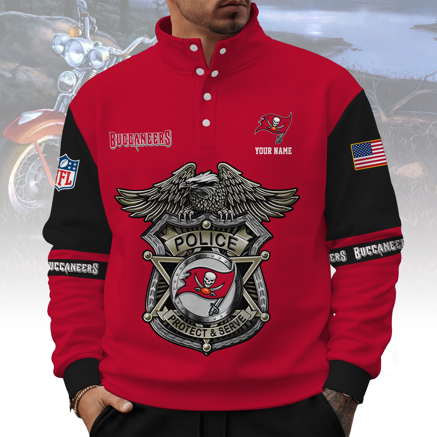 TB x NFL Western Style Sweater With Buckles DatND ThuongNH