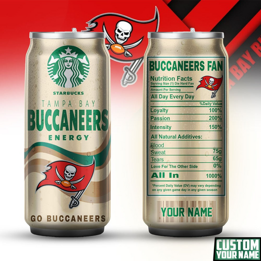 TBB Premium NFL Starbucks Energy Can Tumbler DDT  NTL