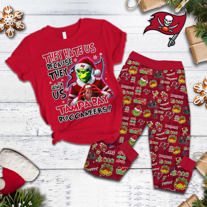 TBB Premium NFL They Ain't Us Grinch Pajamas Set DDT CTND