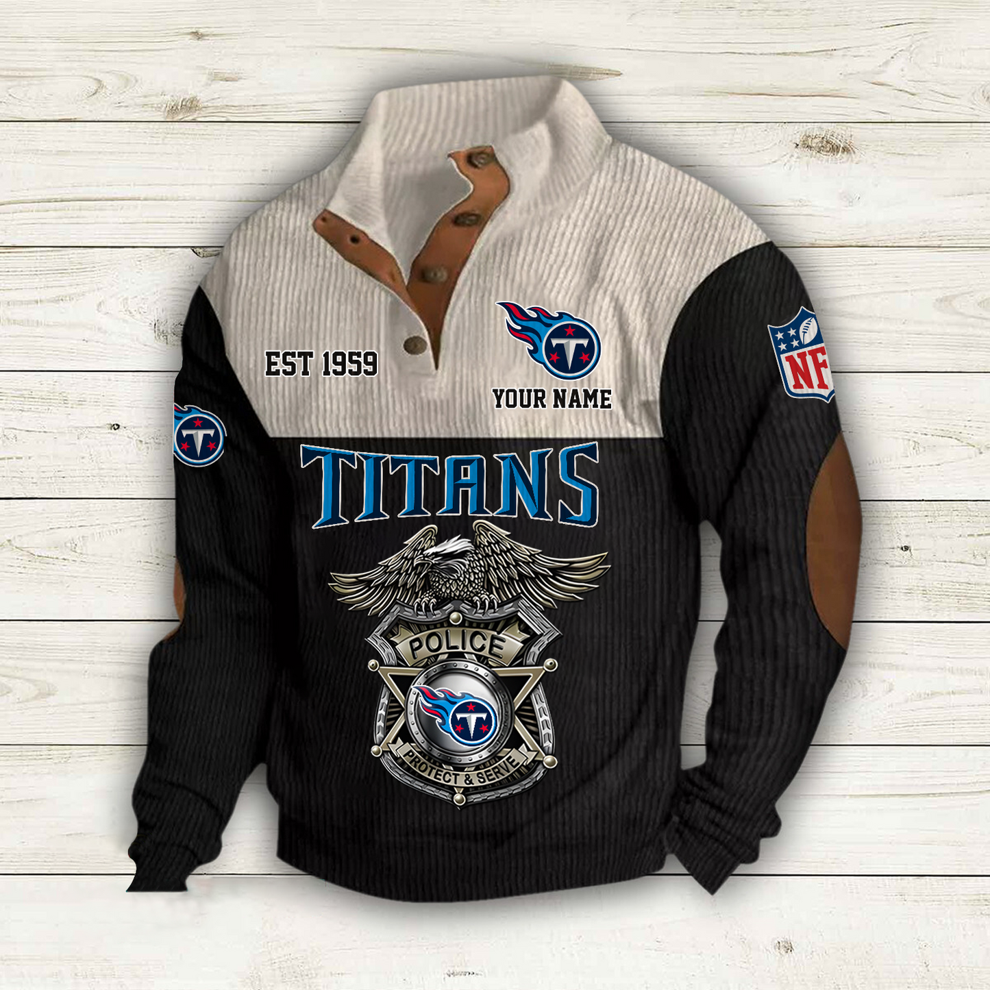 TEN x NFL Custom Name Sport Sweatshirt DatND DVT