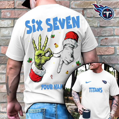 TEN x NFL Funny Six Seven Hot Trend Tshirt Custom Any Name DATND TANTD