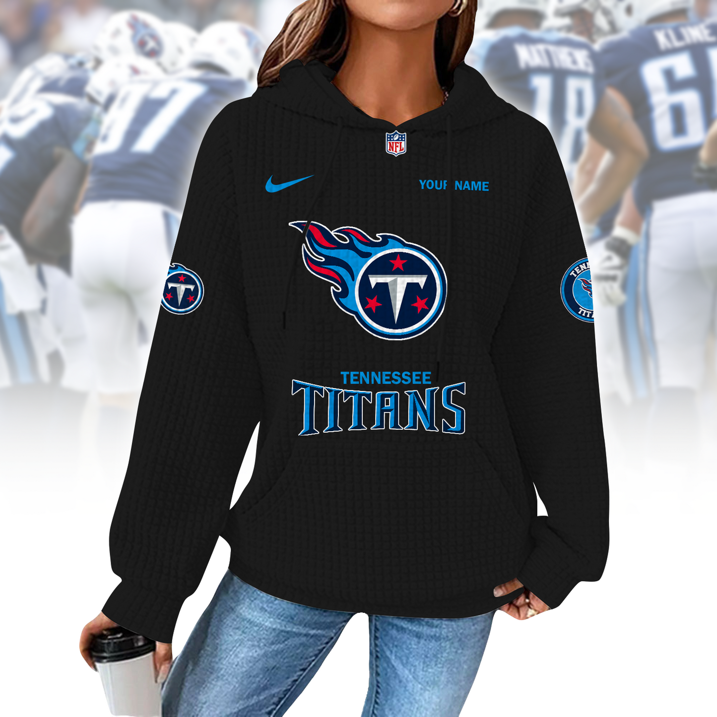 TEN x NFL Waffle Hoodie  0310 DatND DVT