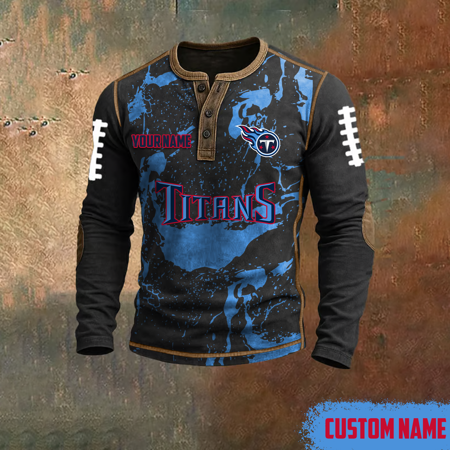 TEN x NFL LONG SLEEVE SHIRT DATND TANTD