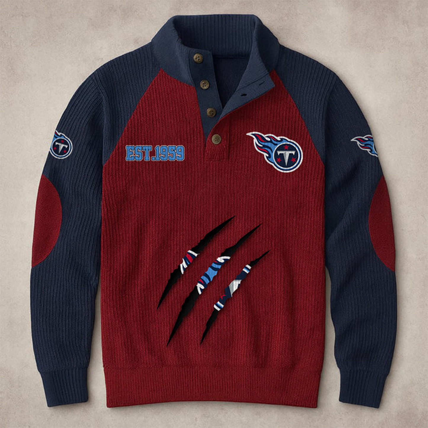 TEN X NFL corduroy colorblock long sleeves V1 NAK THUONGNH