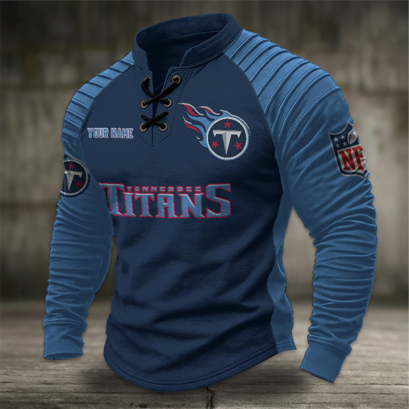 TT x NFL Men Stand Collar Long Sleeve Top DDT  CTND