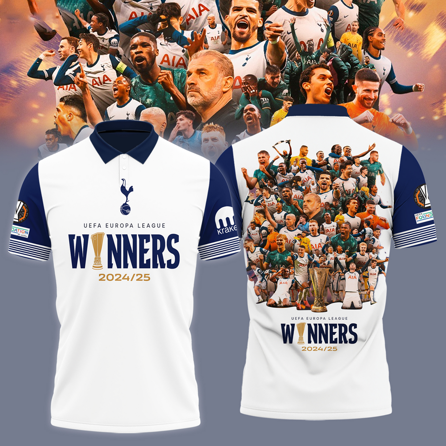 TOT Europa League 2025 Champions 3D Shirt V1 NDD