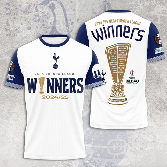 TOT Europa League 2025 Champions 3D Shirt V13 NDD