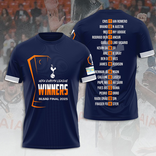 TOT Europa League 2025 Champions 3D Shirt V15 NDD