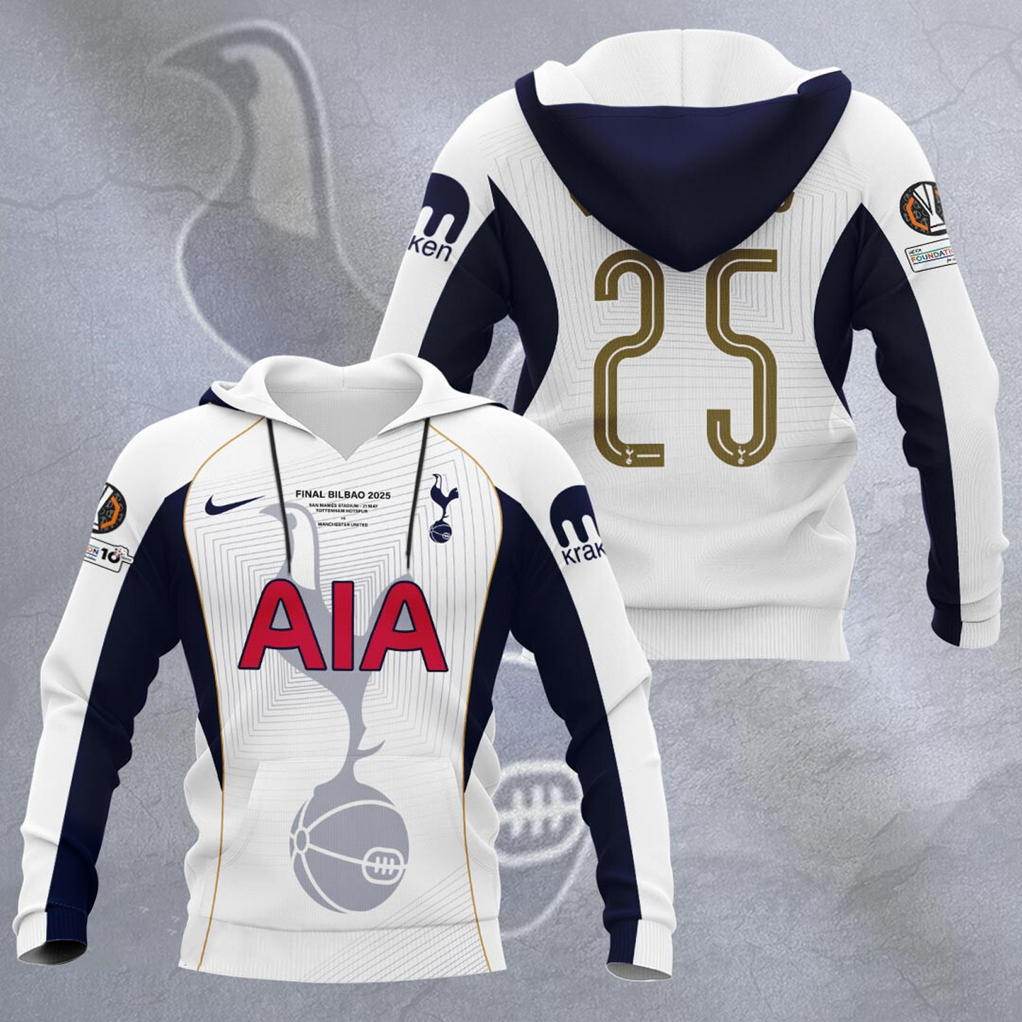TOT Europa League 2025 Champions 3D Shirt V20 NDD